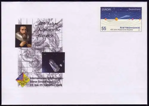 USo 192 Bourse de timbres Sindelfingen - Kepler 2009, frais de port