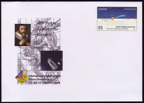 USo 192 Briefmarken-Börse Sindelfingen - Kepler 2009, postfrisch