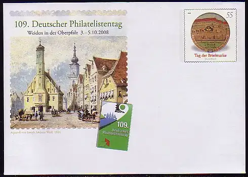 USo 162 Philatelistentag - Weiden / Oberpfalz 2008, **