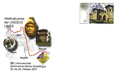 USo 141 Börse Sindelfingen Weltkulturerbe Limes 2007, **