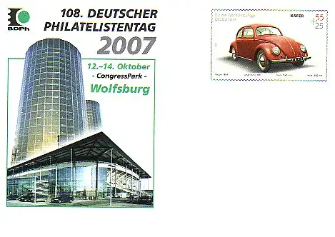 USo 140 Journée allemande des philatélistes Wolfsburg 2007, **