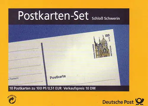 P 162 SWK 100 Pf/51 C. Carnet de cartes postales PH 2a **
