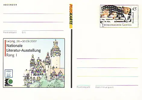 PSo 97 Nationale Literatur-Ausstellung Leipzig 2007, **