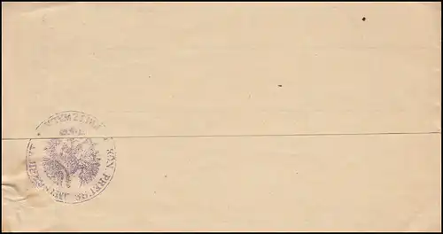 Frei laut Avers No. 21 Brief vom Amtsgericht PRITZWALK 24.8.1914 nach Putlitz