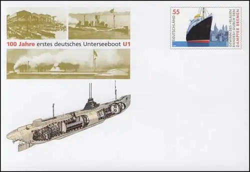 USo 124A anniversaire 100 ans sous-marin U1 2006, **
