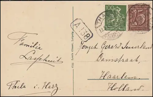 AK Bodetal im Harz: Hotel Hexentanzplatz - Brocken - Roßtrappe, THALE 19.8.1922