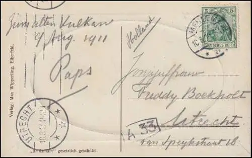 Ansichtskarte Der Rhein. Rolandseck und Siebengebirge, MEHLEM 10.8.1911