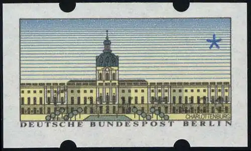 ATM Berlin, back press v. SchWZD 5 Pf, avec numéro de comptage, **