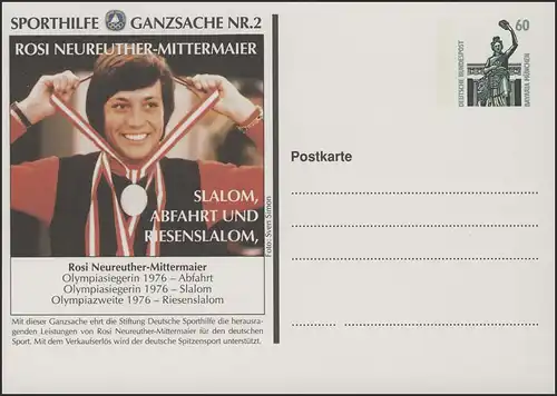 Affaire générale d'aide sportive n°2 Ski Alpin Rosi Mittermaier