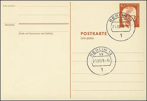 P 84 - Heinemann 40 Pf, VS-O Berlin