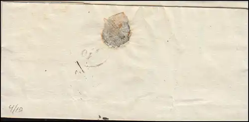 France Vorphilatelie Blisselter 78 DRAGUIGNAN du 9.6.1829