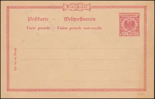 Postkarte P 25/02 mit rs. Zudruck Heinrich von Stepan 1831-1897, ungebraucht ** 