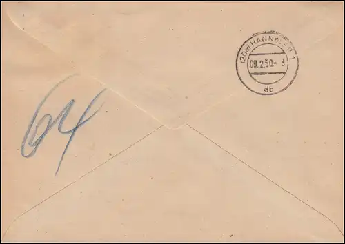 93 a été construit 60 Pf comme lettre EF R Stolzenau (WESER) 8.2.50 selon HANNOVER 9.2. 50