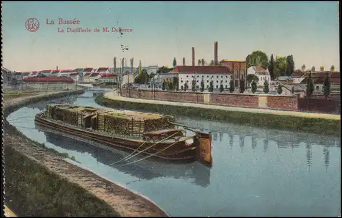 Feldpost-Remplacement Batl. de la 2ème Garde-Res.-Div. 17.2.16 sur français. AK La Bassee