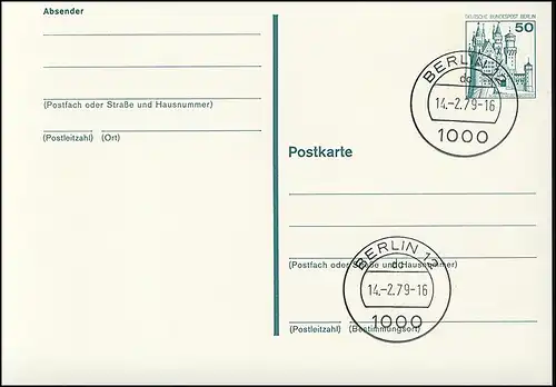 P 109 - BuS 50 Pf mit Strichlinien VS-O Berlin