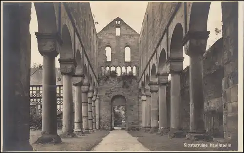 Landpost Paulinzella über ROTHENBACH (THÜRINGEN) 3.8.1936 auf passender AK