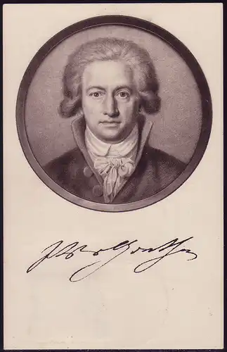 108-110 Goethe - Satz auf Karte (Lips) SST 28.8.49