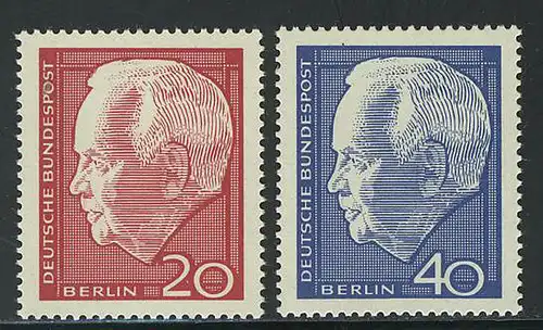 234-235 Heinrich Lübke 1964, Satz **