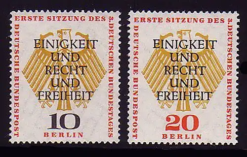 174-175 Deutscher Bundestag 1957 - Satz **