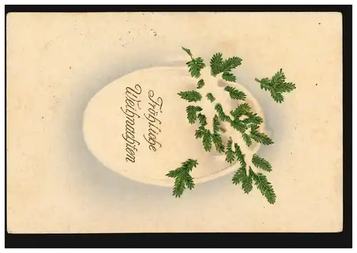 Carte de Noël Branche de sapin avec neige et glaçons SENFTENBERG 23.12.20