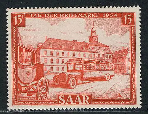 349 Jour du timbre 1954, frais de port **