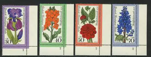 524-527 Wofa Fleurs de jardin 1976, FN2 phrase **