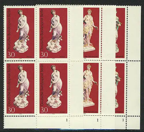 478-480 Porcelaine Berlin 1974, Vbl FN1 Set **