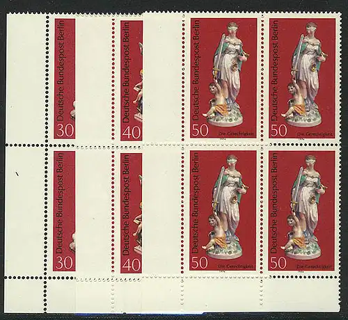 478-480 Porcelaine de Berlin 1974, E-Vbl et L., ensemble **