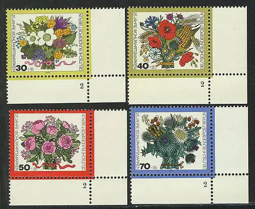 473-476 Wofa bouquets de fleurs 1974, FN2 phrase **