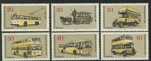 446-451 Berliner Wehrenbusse 1973, set **