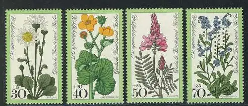 556-559 Wofa Wiesenblumen 1977, Satz postfrisch **