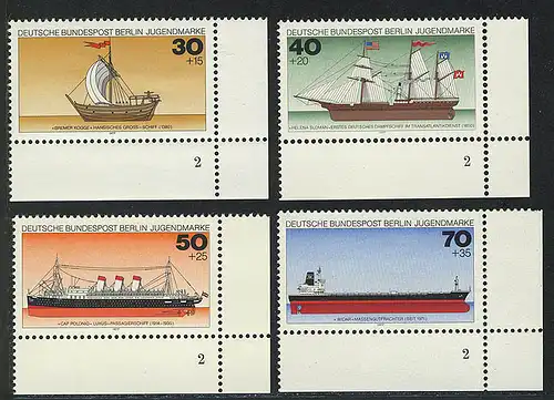 544-547 Jeunes navires 1977, FN2 taux **