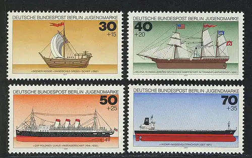 544-547 Jeunes navires 1977, taux **