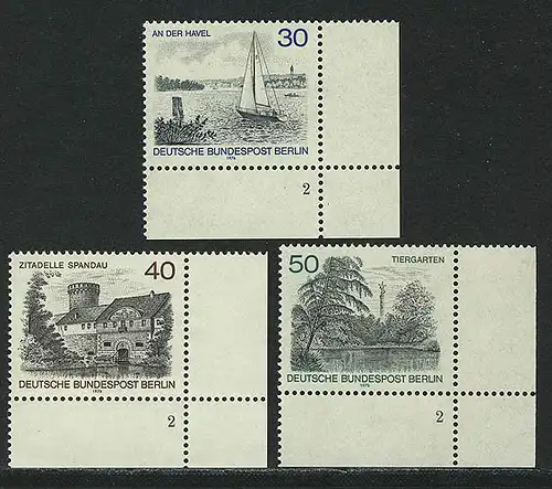 529-531 Berlin-Ansichten 1976, FN2 Satz **