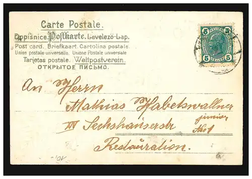 Prägekarte Glückwünsche Zwei weiße Tauben mit Blumenumrandung, um 1910