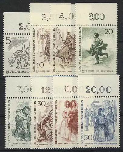 330-337 Berliner du 19ème siècle 1969, Oberrand, Set **