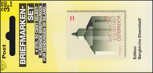 Autriche MH 0-24y emblème Bergkirche Eisenstadt, post-freeich **