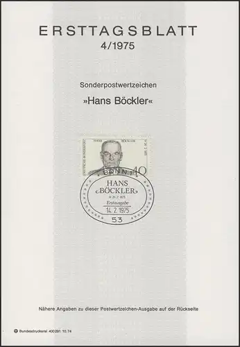 ETB 04/1975 Hans Böckler.