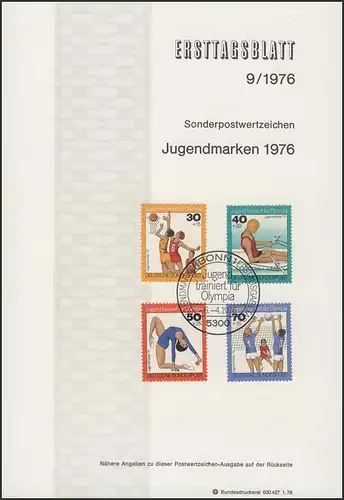 ETB 09/1976 Jugend trainiert für Olympia