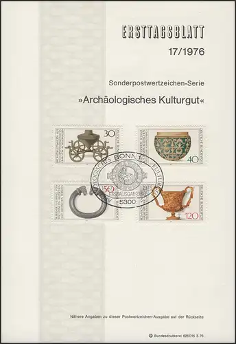 ETB 17/1976 Archäologisches Kulturgut