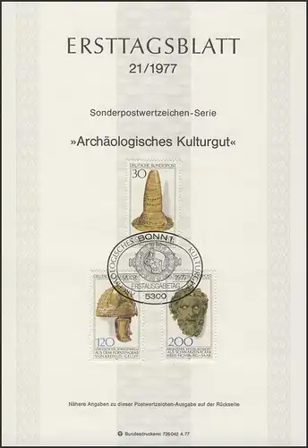 ETB 21/1977 Archäologisches Kulturgut