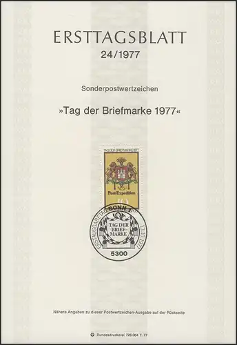ETB 24/1977 Tag der Briefmarke
