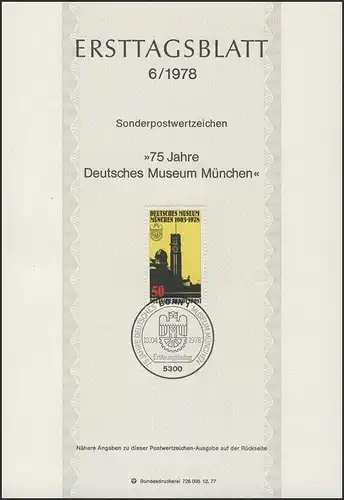 ETB 06/1978 Deutsches Museum München