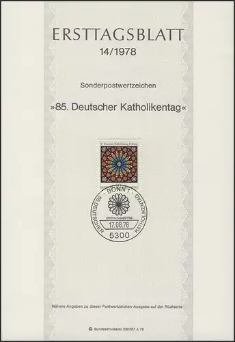 ETB 14/1978 Dt. Katholikentag, Freiburg im Breisgau