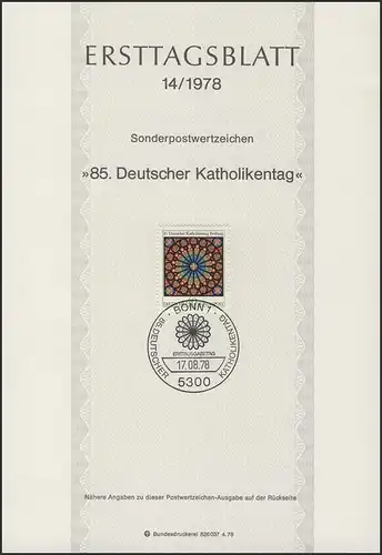 ETB 14/1978 Dt. Katholikentag, Fribourg im Breisgau