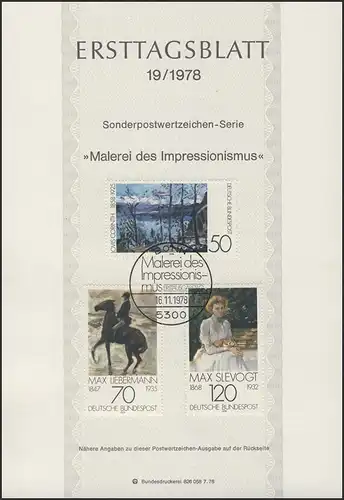 ETB 19/1978 Impressionnisme allemand