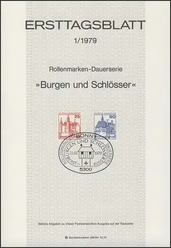 ETB 01/1979 Burgen und Schlösser: Gemen, Vischering