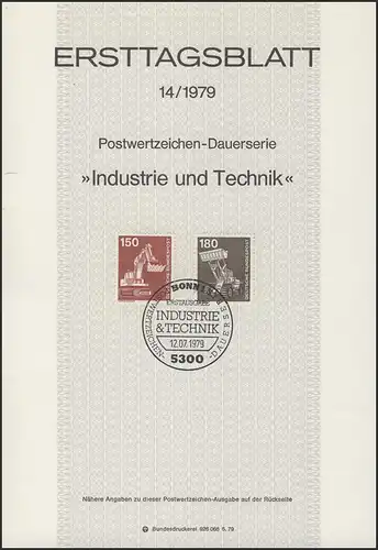 ETB 14/1979 Industrie et technique: Pelles, chargeuses