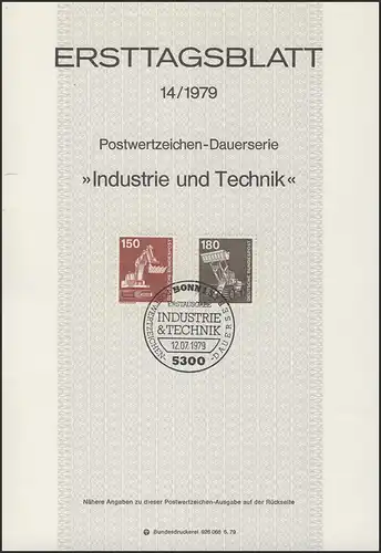 ETB 14/1979 Industrie und Technik: Bagger, Radlader