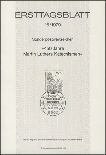 ETB 16/1979 Katechismus von Martin Luther